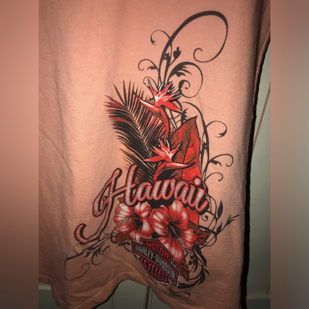 Harley Davidson Shirt XL.‎ Racerback Hawaii